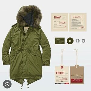 TNA Military Edition Parka with Fur Trim